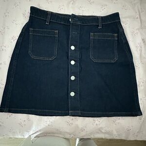 GAP Dark Blue Denim Mini Skirt